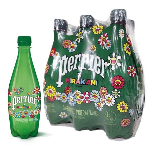 Perrier x Murakami 500ml Plastic 6 Pack Sealed - Picture 1 of 2